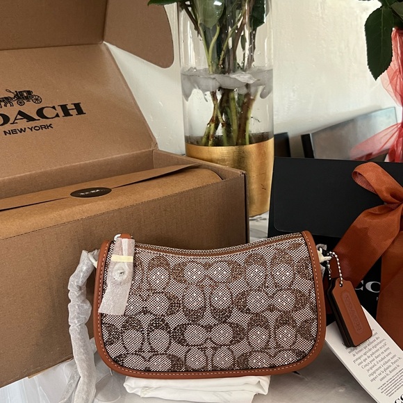 Coach Swinger 20 Crystal Bag - Picture 1 of 6